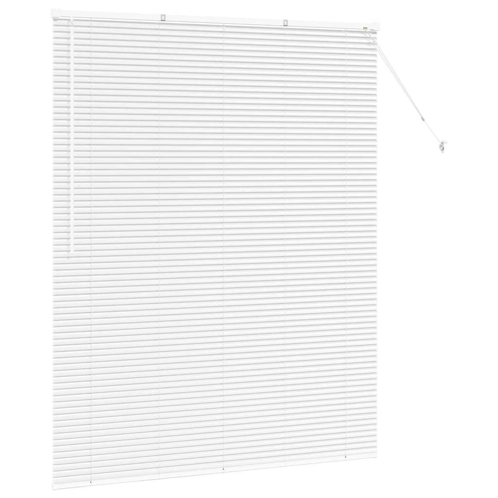 Tenda Veneziana Bianco 175 x 145 cm 25 mm Alluminio