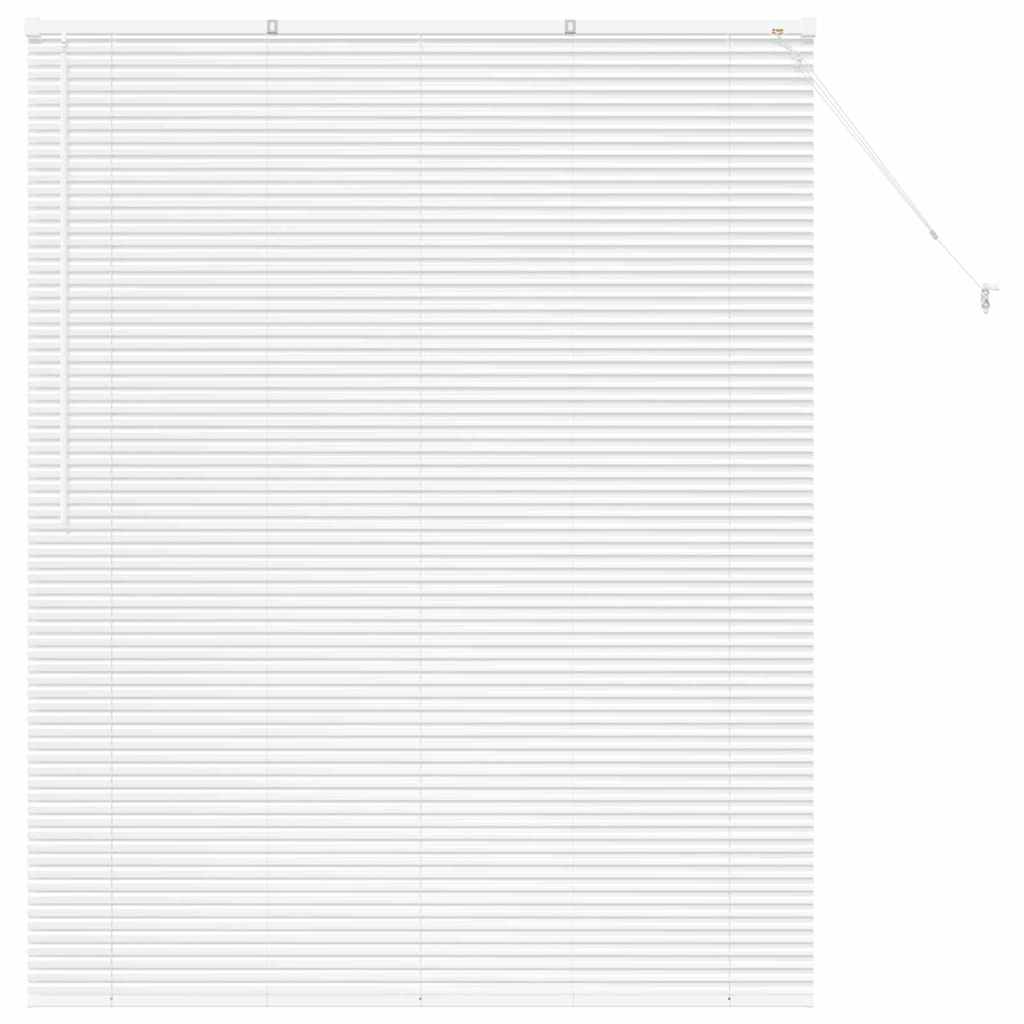 Tenda Veneziana Bianco 175 x 150 cm 25 mm Alluminio