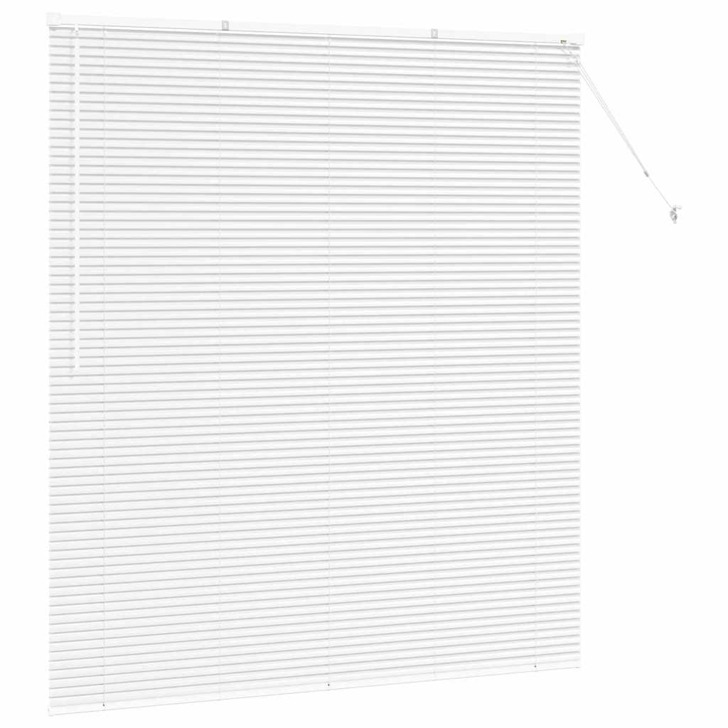 Tenda Veneziana Bianco 175 x 160 cm 25 mm Alluminio