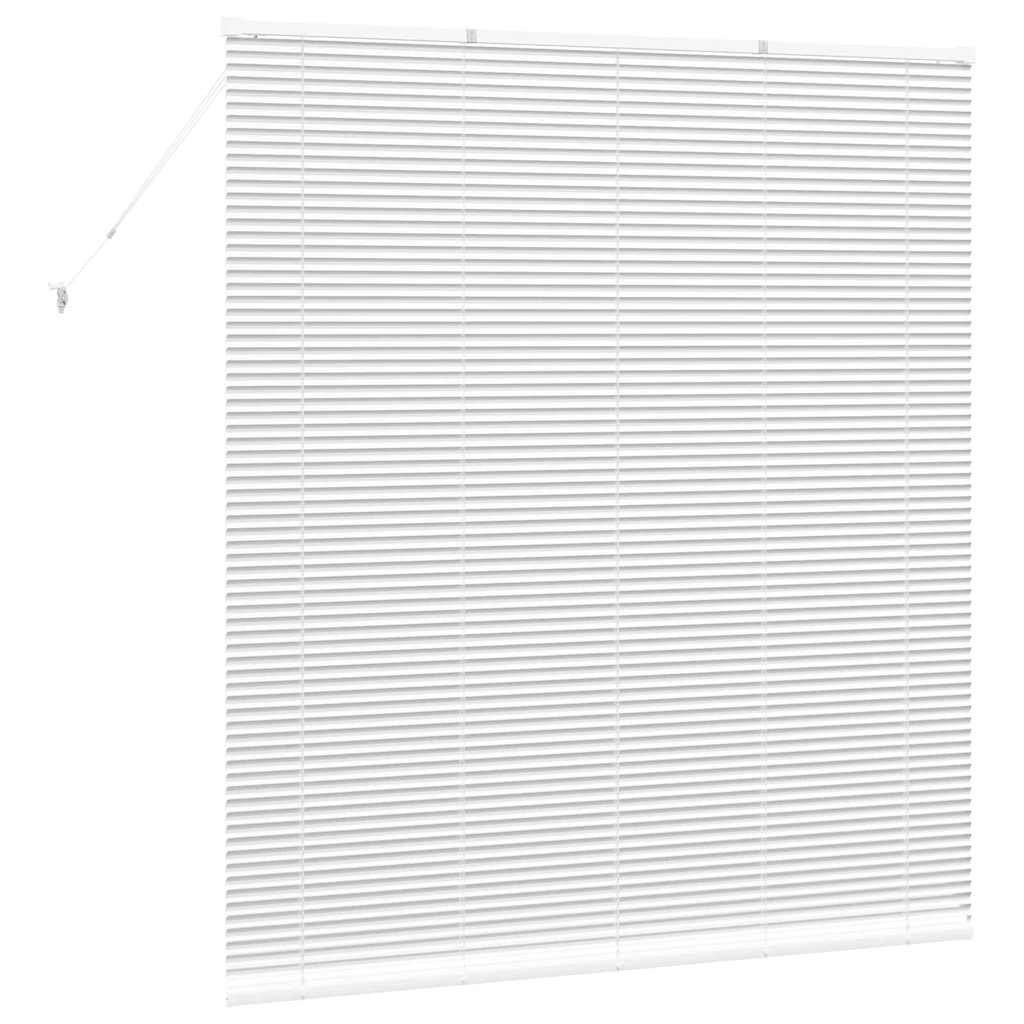 Tenda Veneziana Bianco 175 x 160 cm 25 mm Alluminio