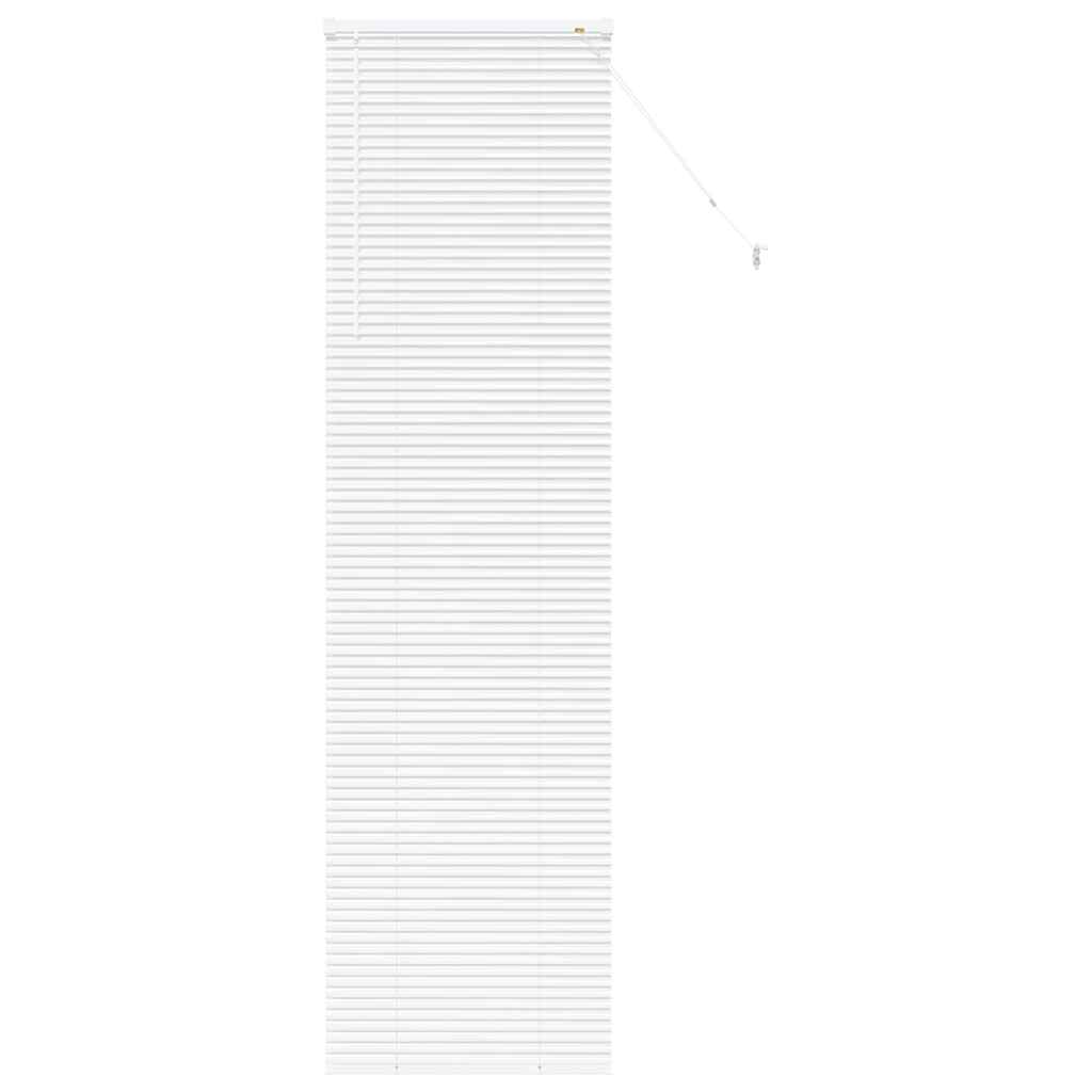 Tenda Veneziana Bianco 220 x 65 cm 25 mm Alluminio