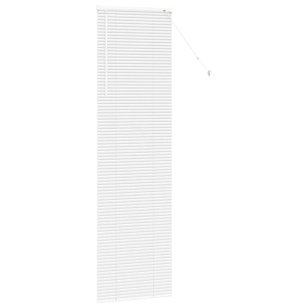 Tenda Veneziana Bianco 220 x 65 cm 25 mm Alluminio