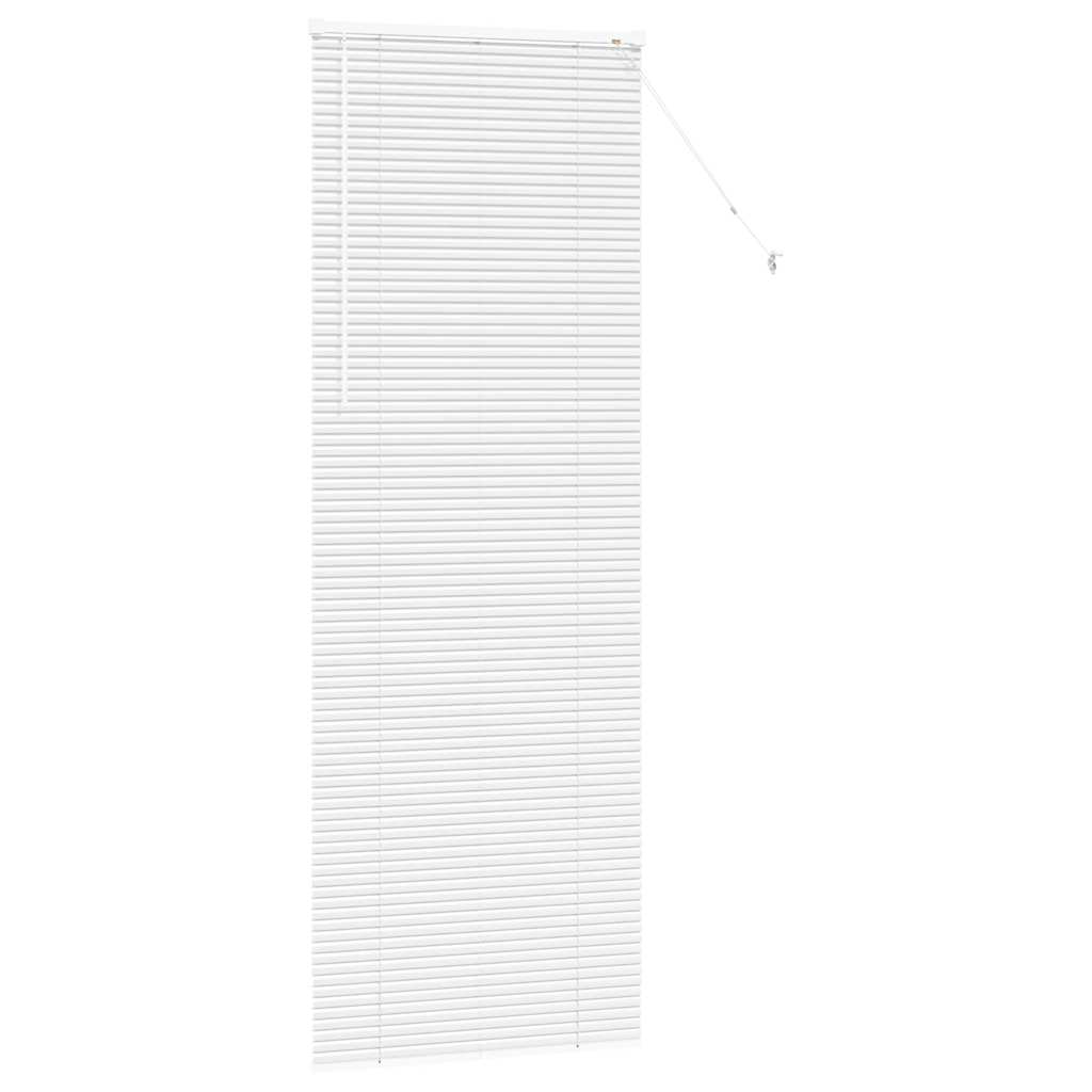 Tenda Veneziana Bianco 220 x 80 cm 25 mm Alluminio
