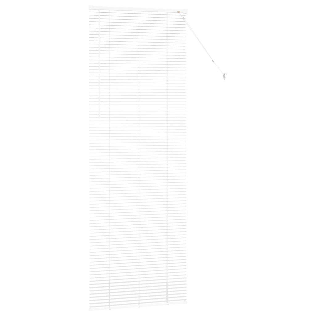 Tenda Veneziana Bianco 220 x 80 cm 25 mm Alluminio