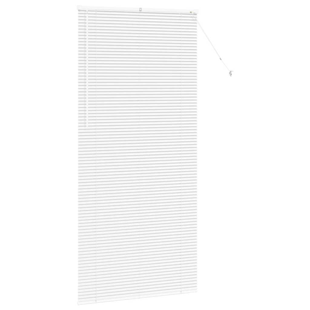 Tenda Veneziana Bianco 220 x 105 cm 25 mm Alluminio