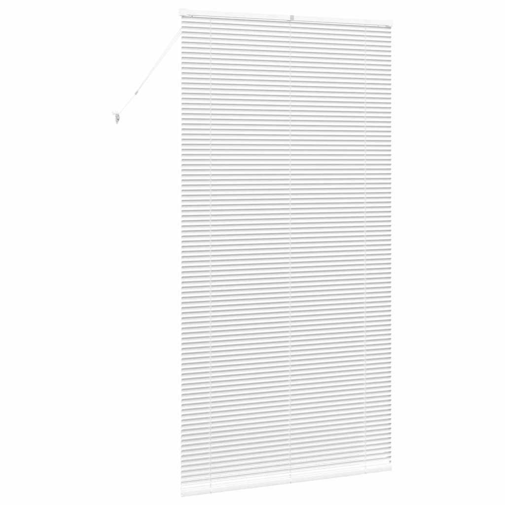 Tenda Veneziana Bianco 220 x 120 cm 25 mm Alluminio