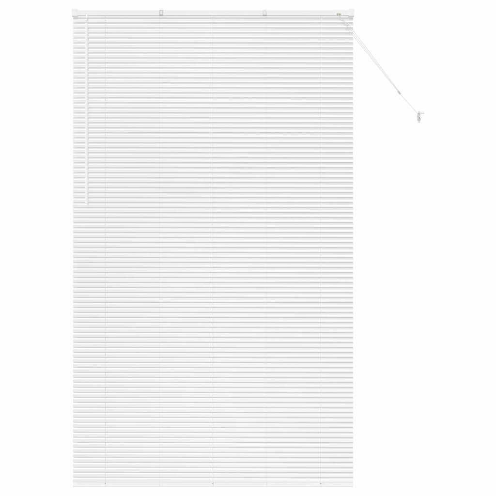 Tenda Veneziana Bianco 220 x 125 cm 25 mm Alluminio