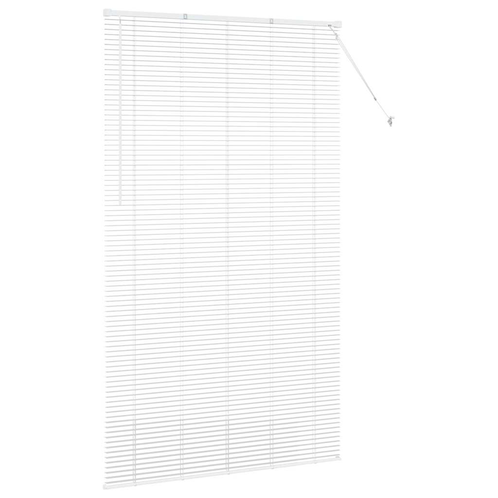 Tenda Veneziana Bianco 220 x 135 cm 25 mm Alluminio