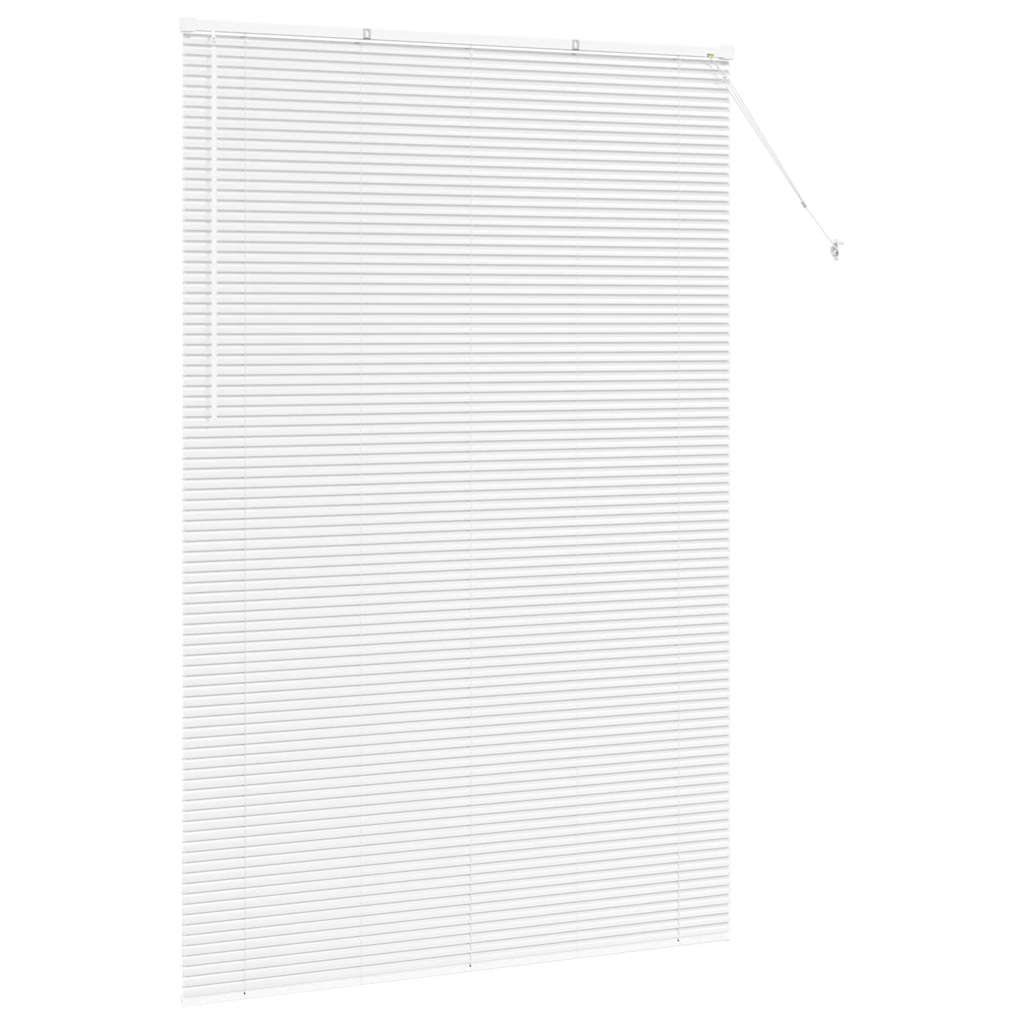 Tenda Veneziana Bianco 220 x 145 cm 25 mm Alluminio