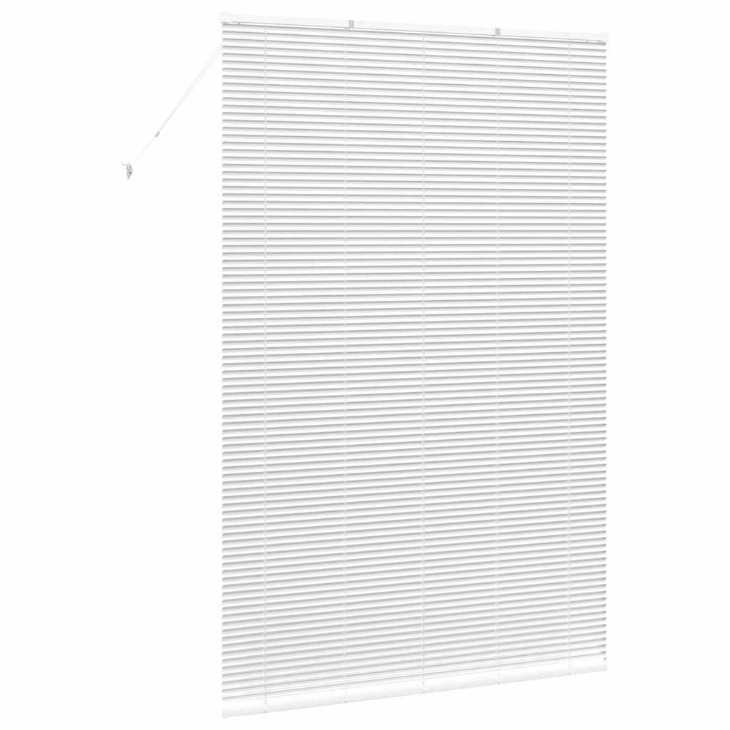 Tenda Veneziana Bianco 220 x 145 cm 25 mm Alluminio