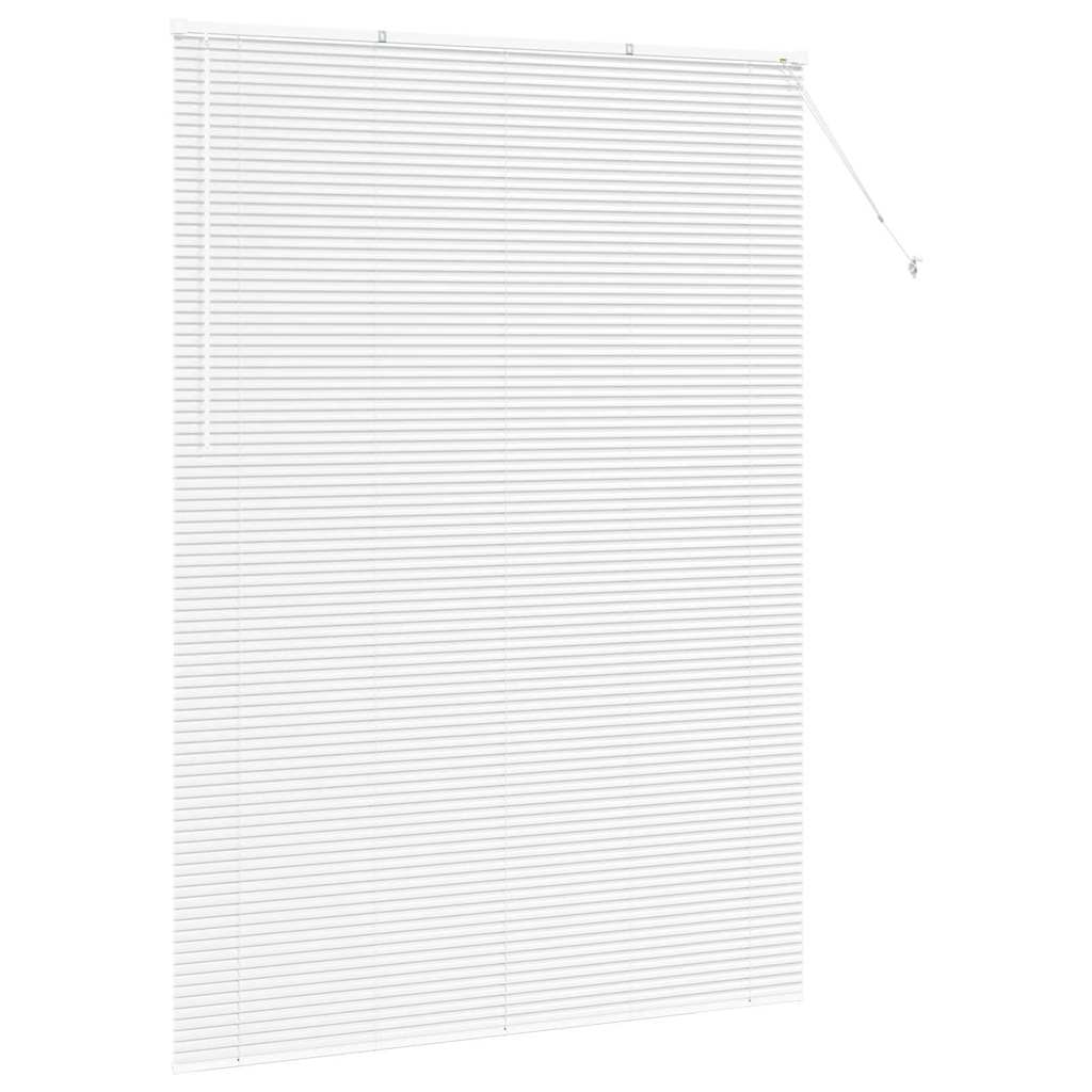 Tenda Veneziana Bianco 220 x 155 cm 25 mm Alluminio