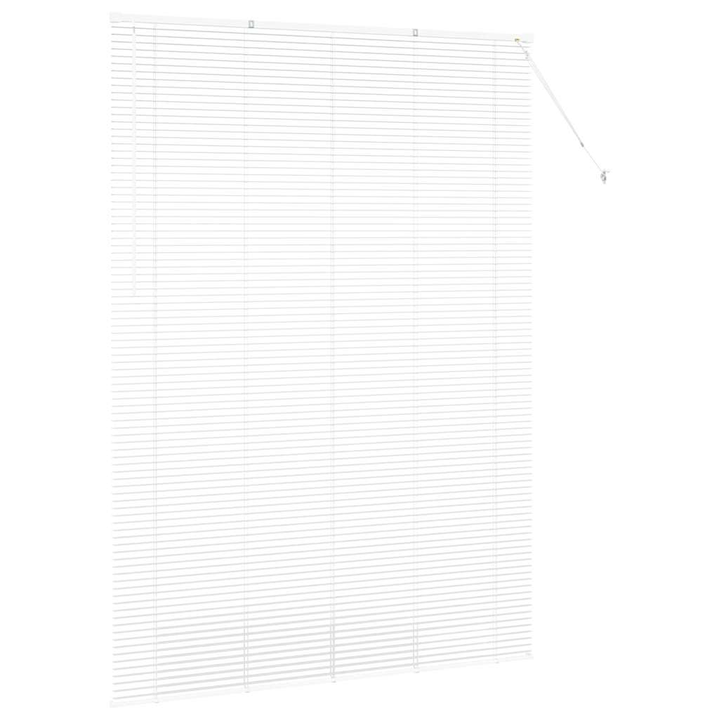 Tenda Veneziana Bianco 220 x 160 cm 25 mm Alluminio