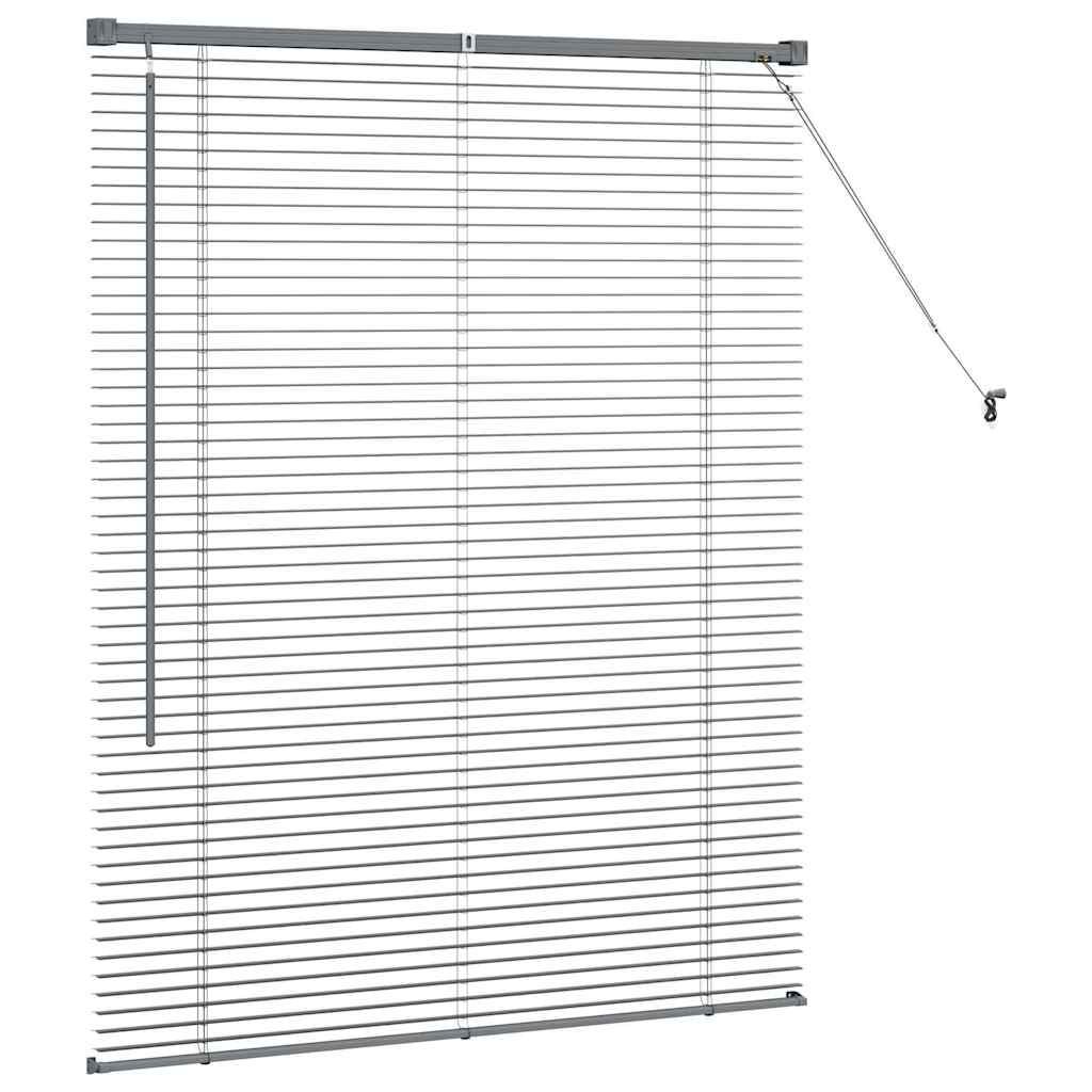 Tenda Veneziana Grigio Scuro 130 x 105 cm 25 mm Alluminio
