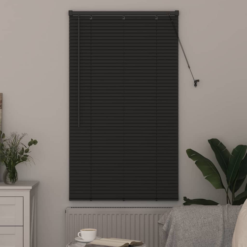 Tenda Veneziana Grigio Scuro 175 x 70 cm 25 mm Alluminio