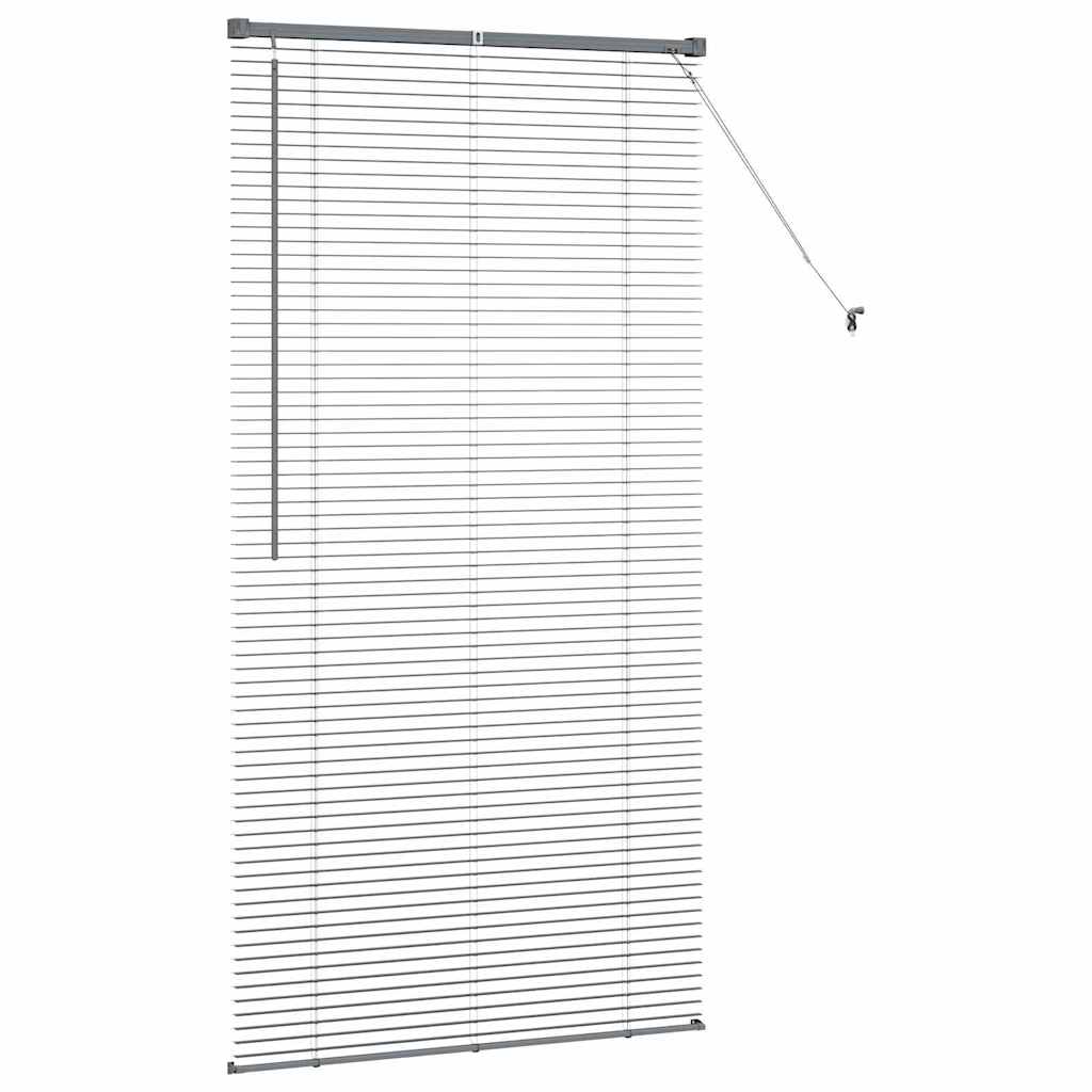 Tenda Veneziana Grigio Scuro 175 x 95 cm 25 mm Alluminio