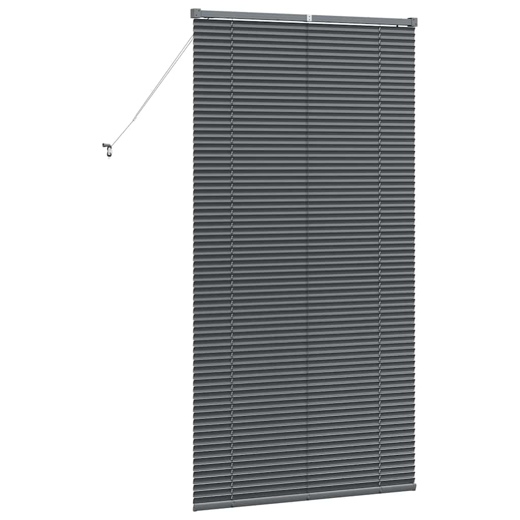 Tenda Veneziana Grigio Scuro 175 x 95 cm 25 mm Alluminio