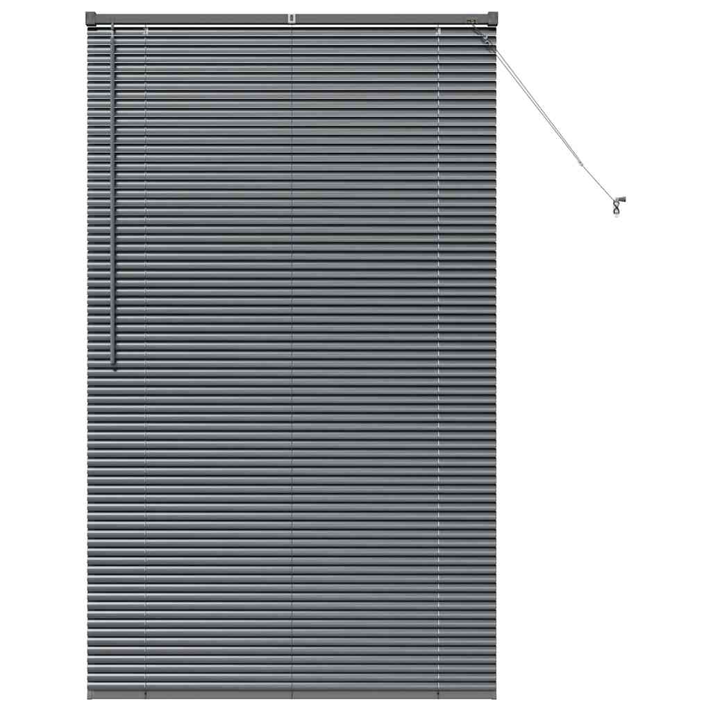 Tenda Veneziana Grigio Scuro 175 x 105 cm 25 mm Alluminio