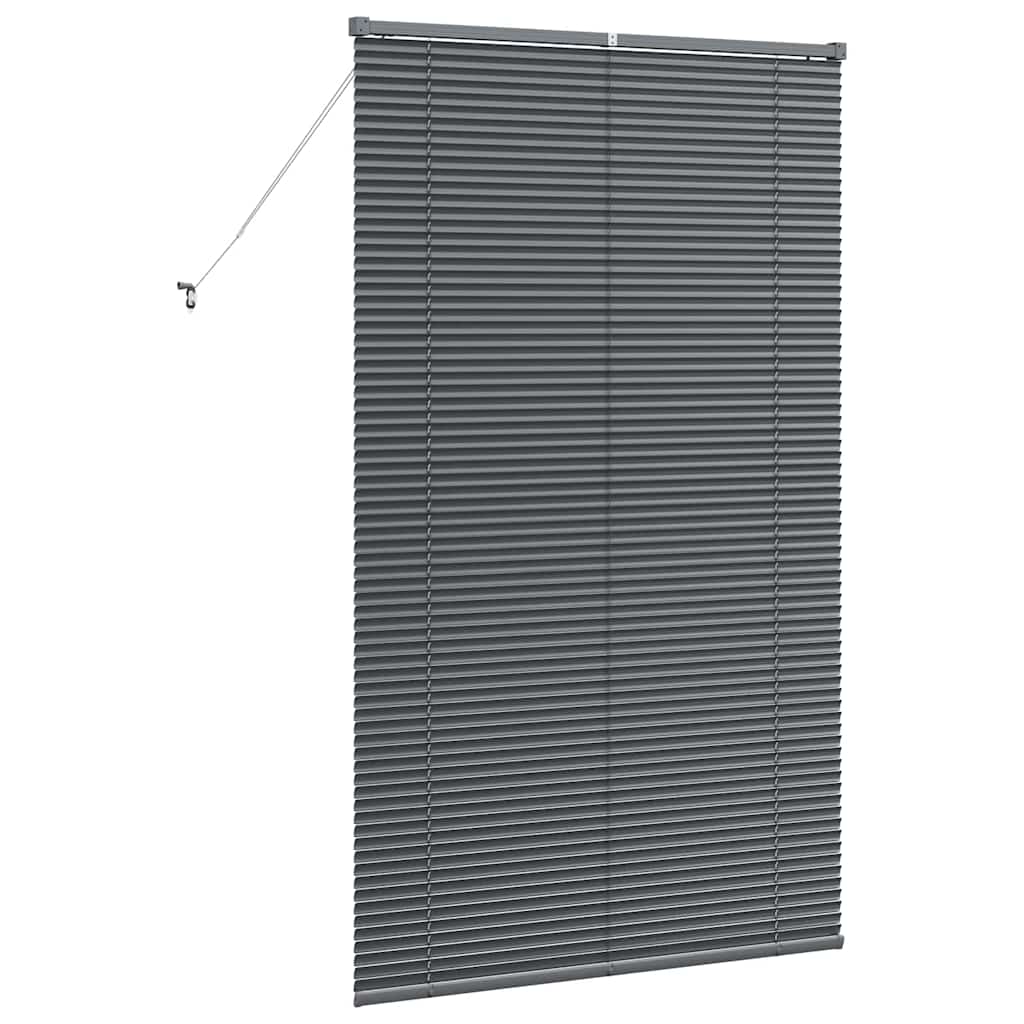 Tenda Veneziana Grigio Scuro 175 x 105 cm 25 mm Alluminio