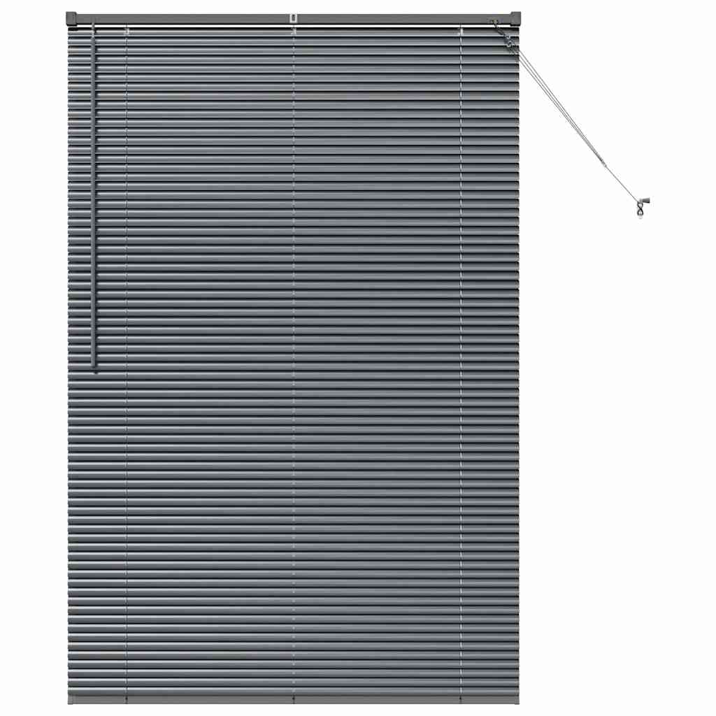 Tenda Veneziana Grigio Scuro 175 x 115 cm 25 mm Alluminio