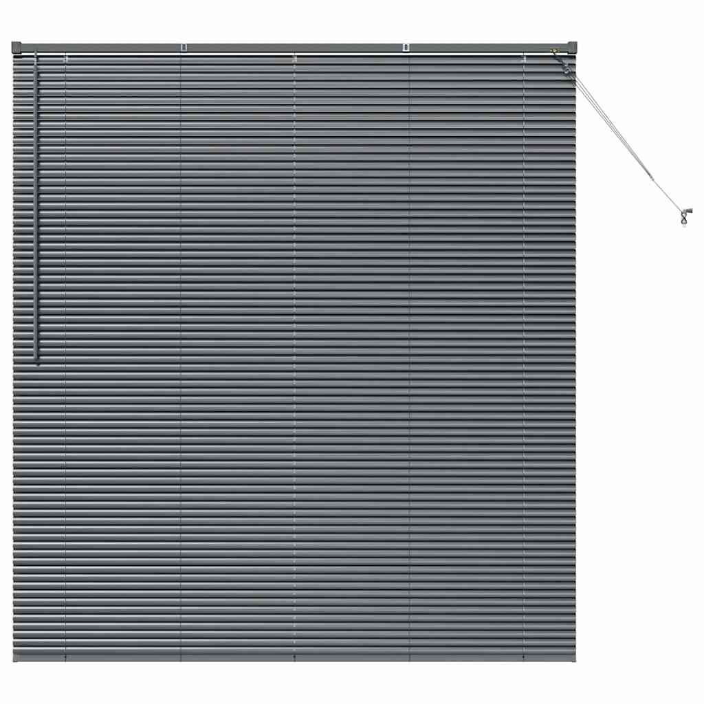 Tenda Veneziana Grigio Scuro 175 x 155 cm 25 mm Alluminio