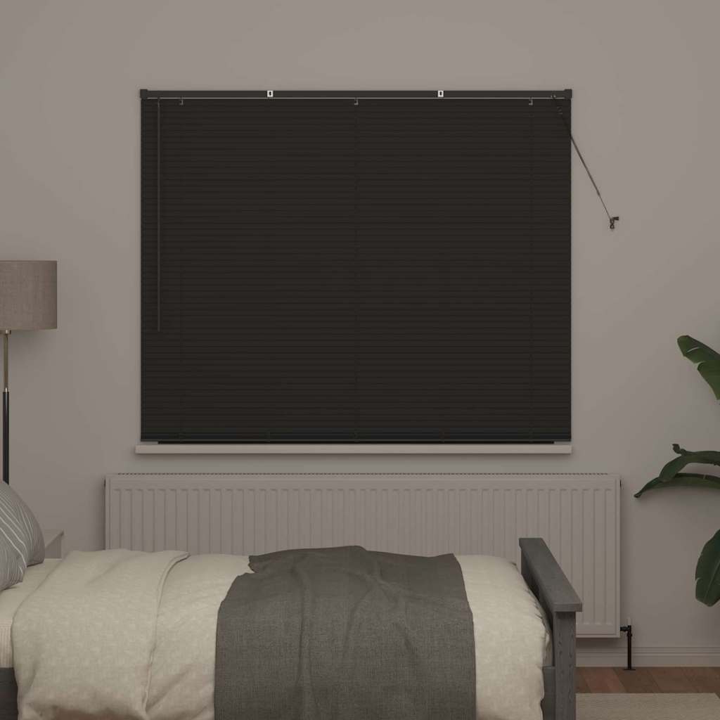 Tenda Veneziana Grigio Scuro 175 x 155 cm 25 mm Alluminio