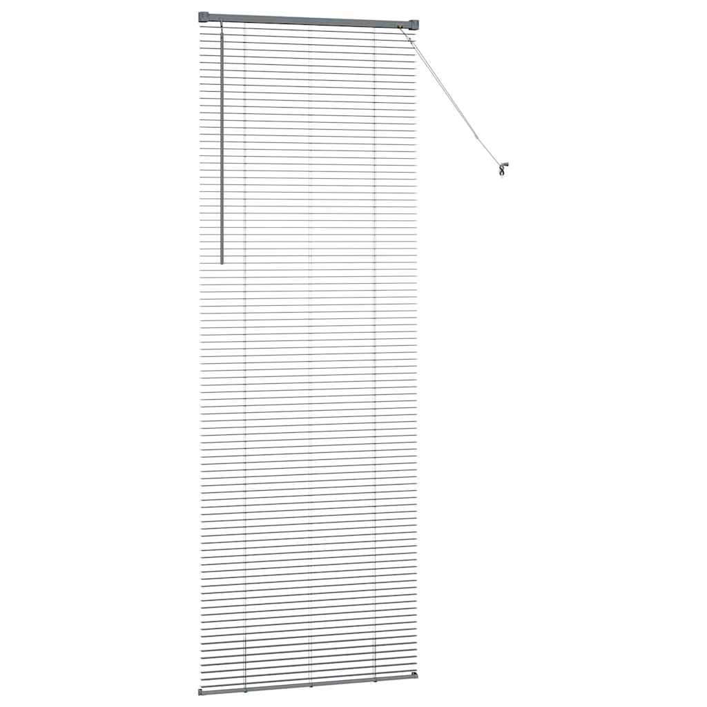 Tenda Veneziana Grigio Scuro 220 x 70 cm 25 mm Alluminio