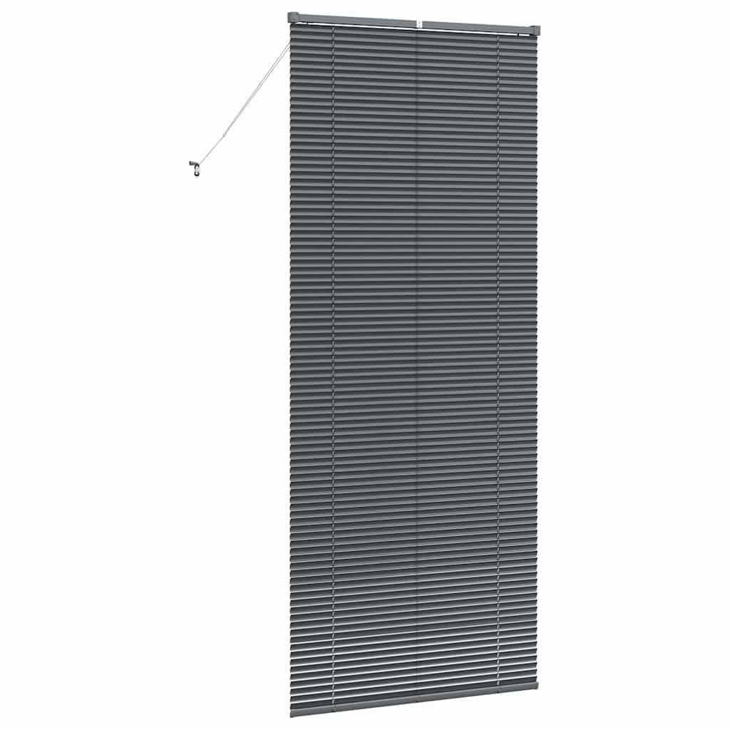 Tenda Veneziana Grigio Scuro 220 x 95 cm 25 mm Alluminio