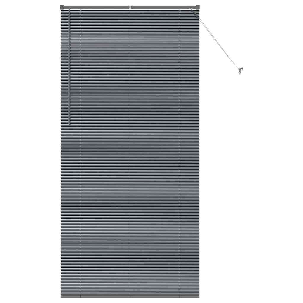 Tenda Veneziana Grigio Scuro 220 x 105 cm 25 mm Alluminio