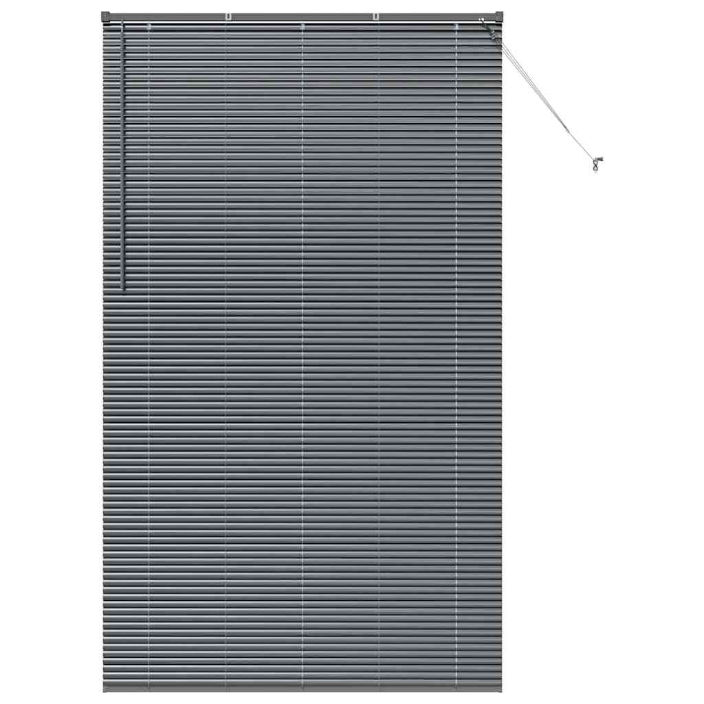 Tenda Veneziana Grigio Scuro 220 x 135 cm 25 mm Alluminio