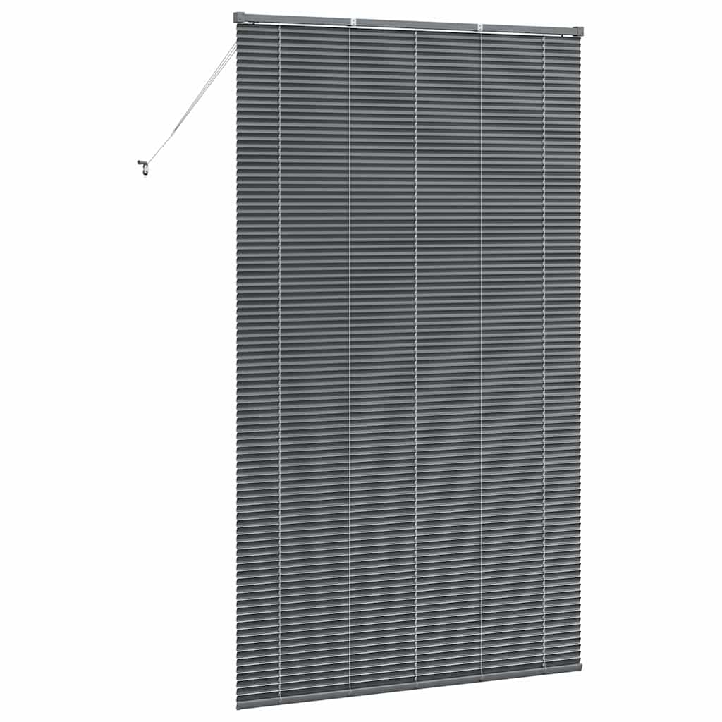 Tenda Veneziana Grigio Scuro 220 x 135 cm 25 mm Alluminio