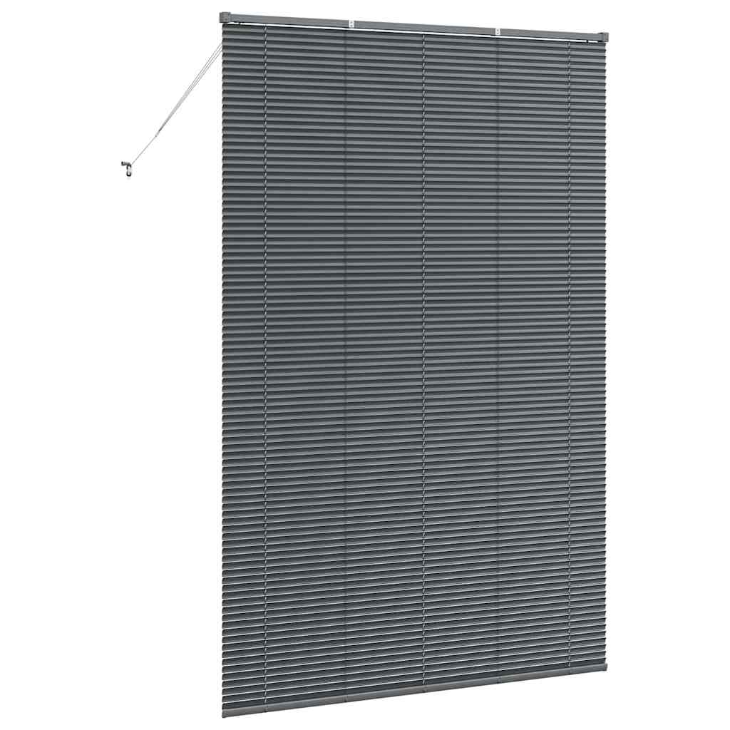 Tenda Veneziana Grigio Scuro 220 x 145 cm 25 mm Alluminio