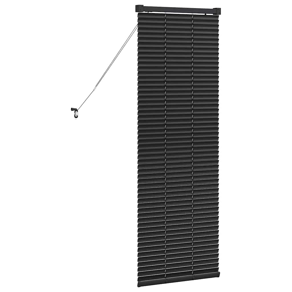 Tenda Veneziana Nero 130 x 55 cm 25 mm Alluminio