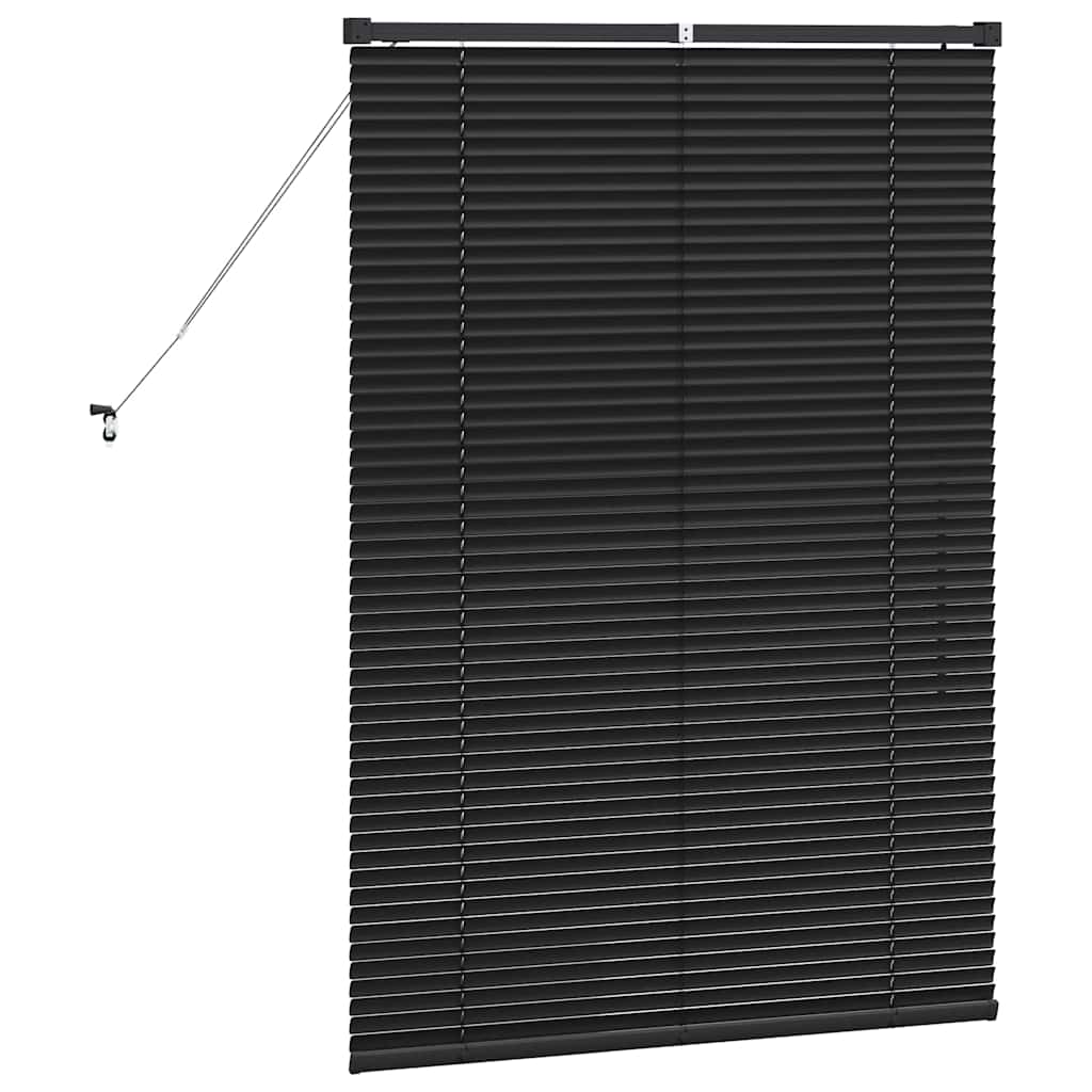 Tenda Veneziana Nero 130 x 85 cm 25 mm Alluminio