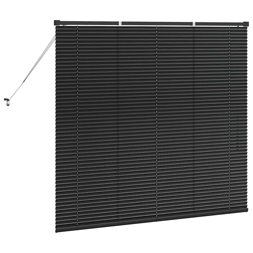 Tenda Veneziana Nero 130 x 150 cm 25 mm Alluminio