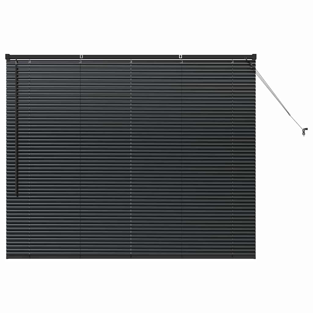 Tenda Veneziana Nero 130 x 155 cm 25 mm Alluminio