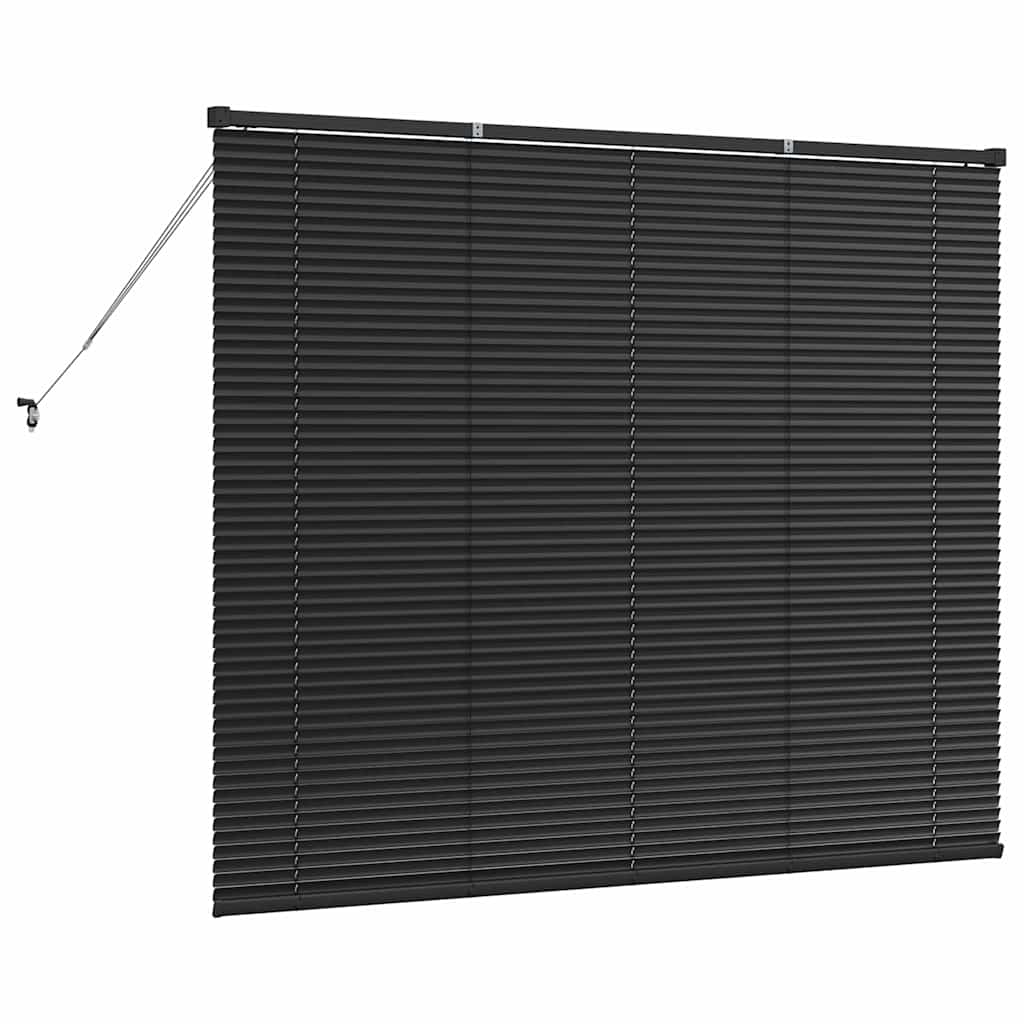 Tenda Veneziana Nero 130 x 160 cm 25 mm Alluminio