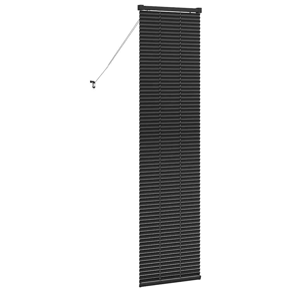 Tenda Veneziana Nero 175 x 45 cm 25 mm Alluminio