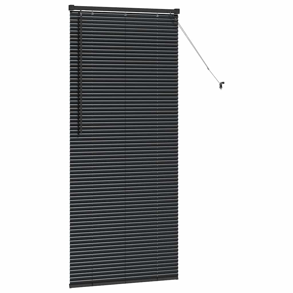 Tenda Veneziana Nero 175 x 70 cm 25 mm Alluminio