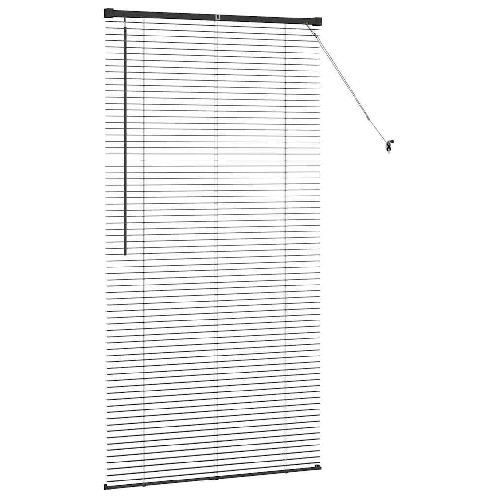 Tenda Veneziana Nero 175 x 90 cm 25 mm Alluminio