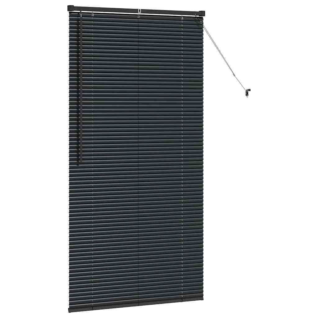 Tenda Veneziana Nero 175 x 95 cm 25 mm Alluminio