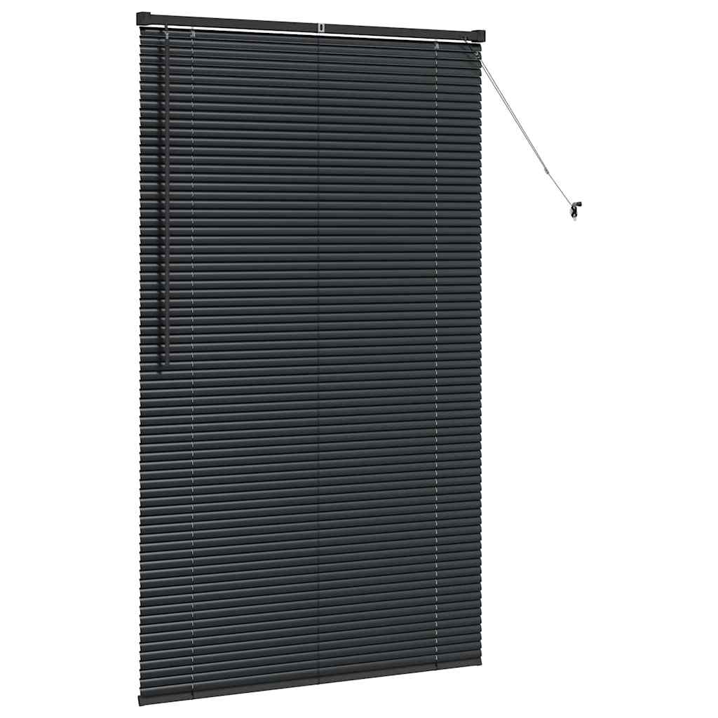 Tenda Veneziana Nero 175 x 105 cm 25 mm Alluminio