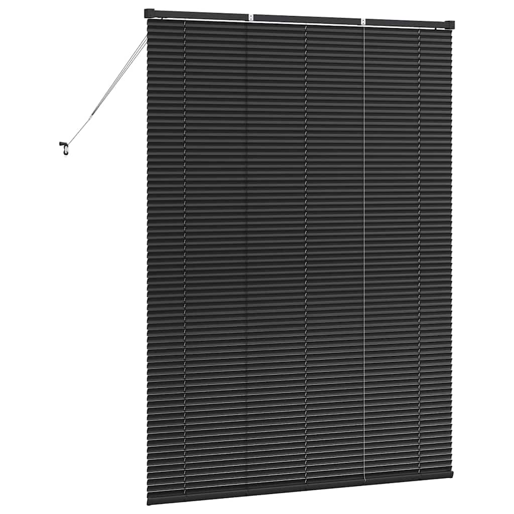 Tenda Veneziana Nero 175 x 130 cm 25 mm Alluminio