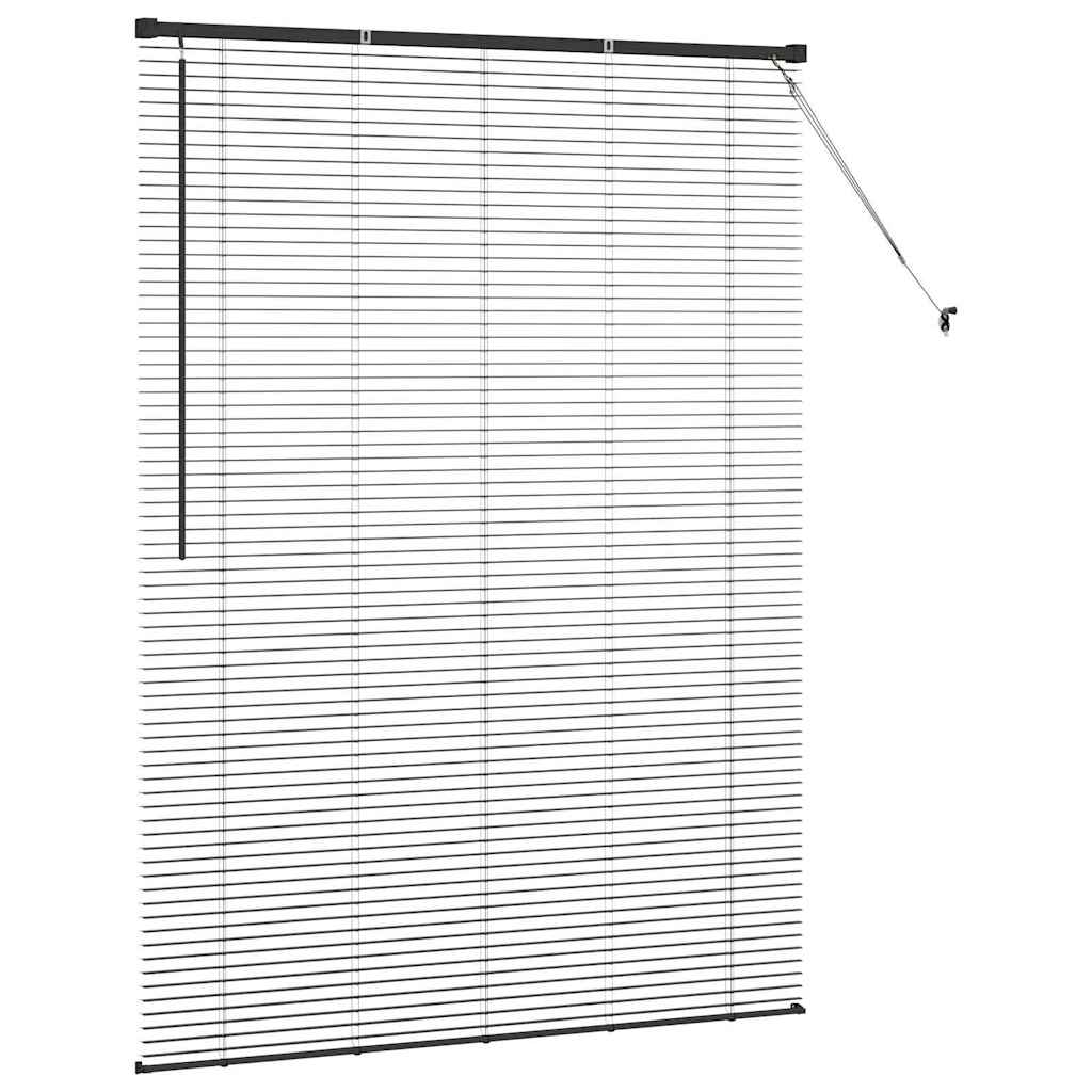 Tenda Veneziana Nero 175 x 135 cm 25 mm Alluminio