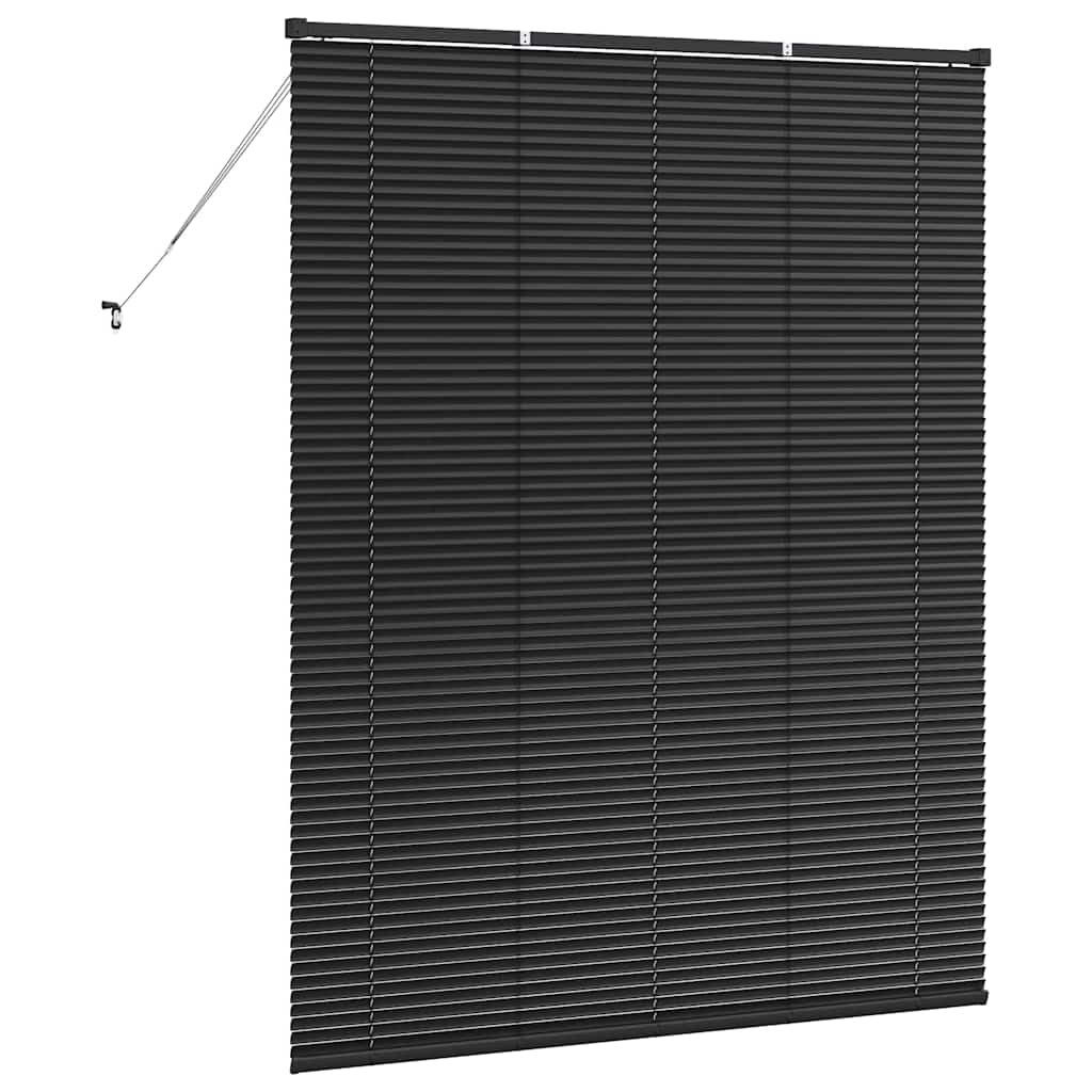 Tenda Veneziana Nero 175 x 140 cm 25 mm Alluminio