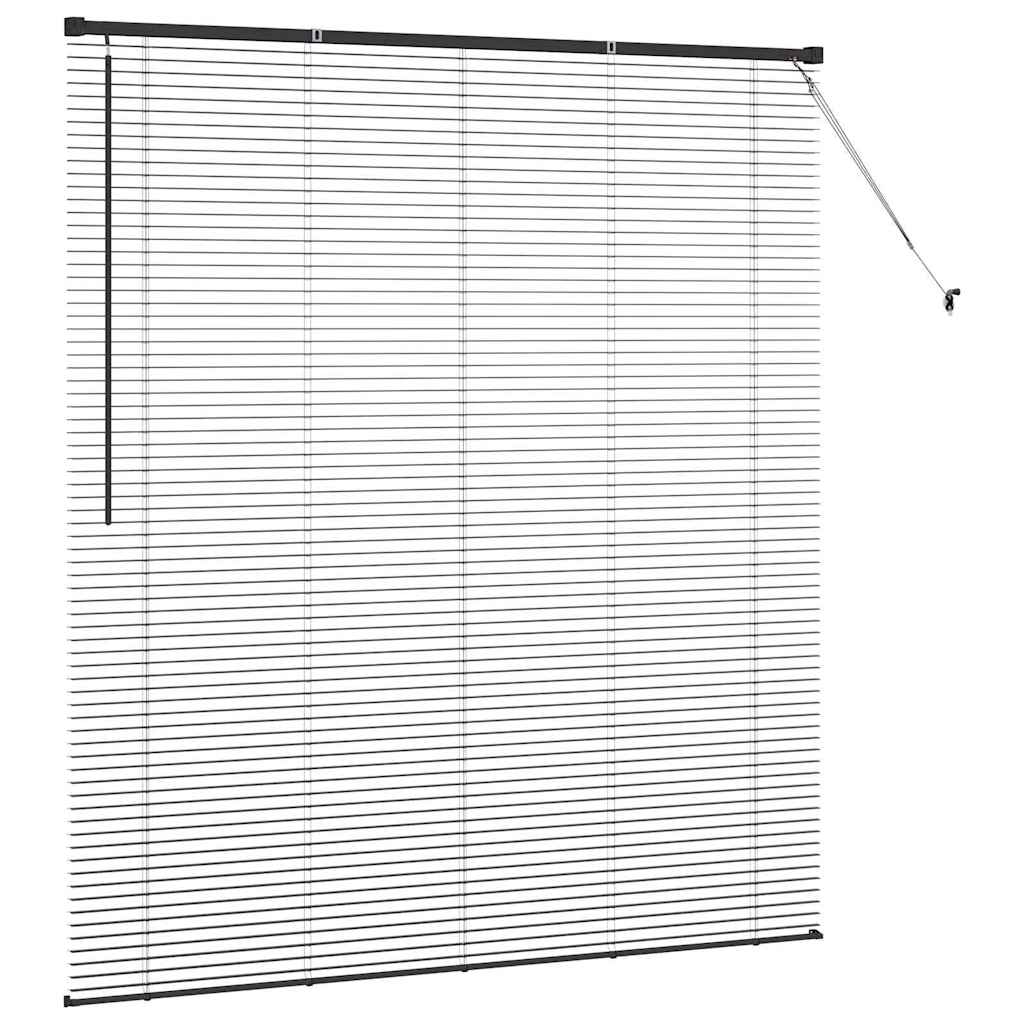 Tenda Veneziana Nero 175 x 160 cm 25 mm Alluminio