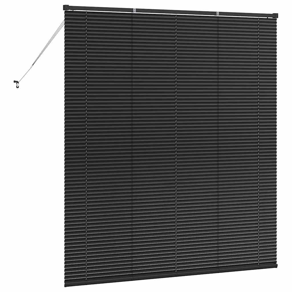 Tenda Veneziana Nero 175 x 160 cm 25 mm Alluminio