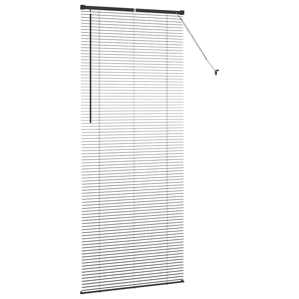 Tenda Veneziana Nero 220 x 85 cm 25 mm Alluminio