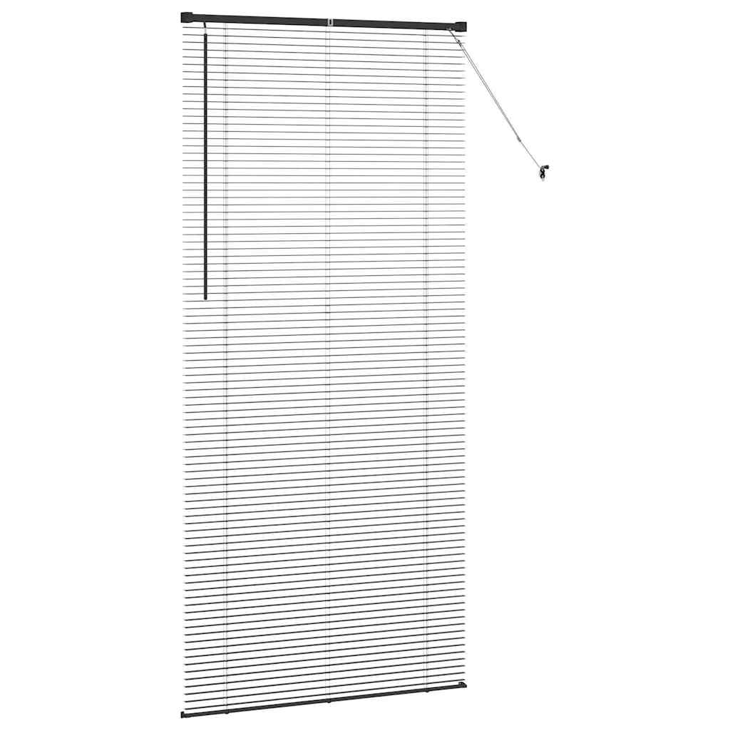 Tenda Veneziana Nero 220 x 105 cm 25 mm Alluminio