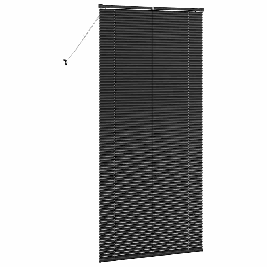 Tenda Veneziana Nero 220 x 105 cm 25 mm Alluminio