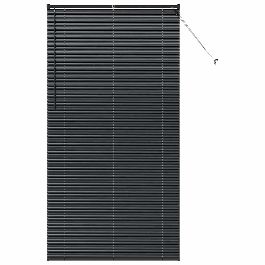 Tenda Veneziana Nero 220 x 115 cm 25 mm Alluminio